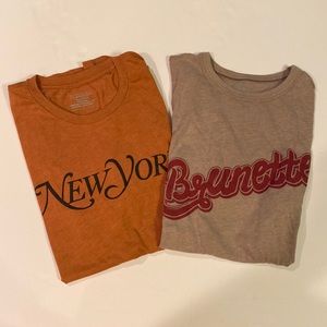 EllandEmm bundle of 2 tshirts